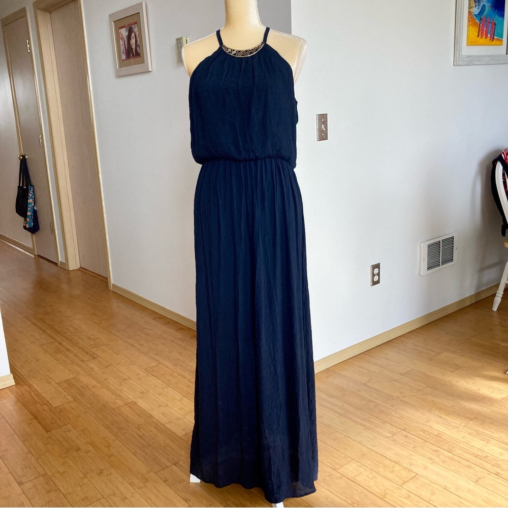 AUX Blue Maxi Dress